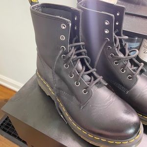 Dr. Marten’s, Size US Women’s 9, worn twice, slightly scuffed on the toe.